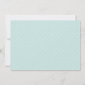 Invitation Anémones Bleu Floral Photo Bébé Garçon Baptême (Dos)