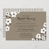 Invitation Anéone moderne | Fête des mariées (Devant / Derrière)