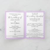 Invitation Anéone sur Lilac clair (Intérieur)