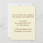 Invitation Ange (Dos)