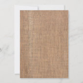 Invitation Ange Ailes Baptême et 1er anniversaire pour garçon (Dos)