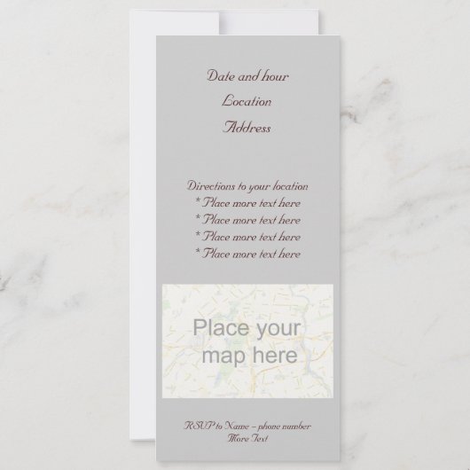 Invitation Ange Blanc (Dos)