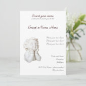 Invitation Ange Blanc (Debout devant)