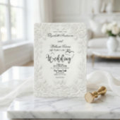 Invitation Ange Cherubin Baroque Vintage avec Violon