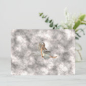 Invitation Ange dans les nuages (Debout devant)