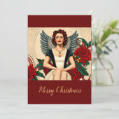 Invitation Ange de Noël 1940 (Debout devant)