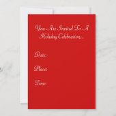 Invitation Ange de Noël I (Dos)