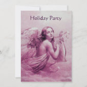 INVITATION ANGE JOUE LA LYRE SUR LES NUAGES (Devant)