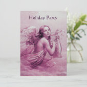 INVITATION ANGE JOUE LA LYRE SUR LES NUAGES (Debout devant)