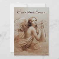 ANGE JOUE LA LYRE SUR LES NUAGES, champagne