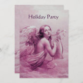 INVITATION ANGE JOUER LYRA SUR LES NUAGES (Devant / Derrière)