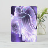 Invitation Ange Violet Clair (Debout devant)