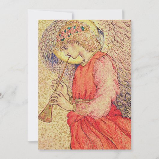 Invitation Angel Jouer un Flageolet (Devant)