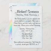 Invitation Angel Wings and Heart (Devant / Derrière)