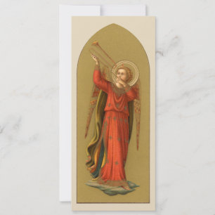 Invitation Anges musiciens de Noël, Renaissance Vintage