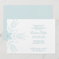 ANGLAIS bleu moderne HIVER WONDERLAND quinceañera