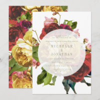 Anglais Jardin Bohème Vintage Rose