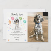 Invitation Anglais Setter Chien Chien Chien Chien Chien Anniv (Devant)