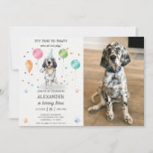 Invitation Anglais Setty Chien Chien Chien Chien Chien Chien (Devant)