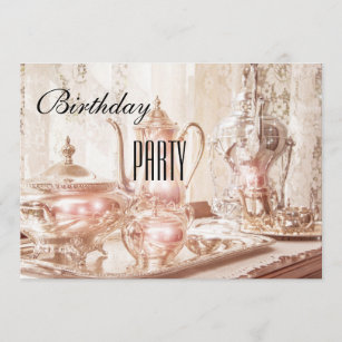 Invitations Faire Part Cartes Anniversaire Anglais Zazzle