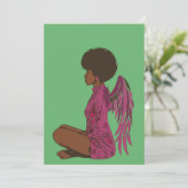 Invitation Angle noir (Debout devant)