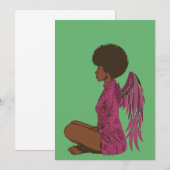 Invitation Angle noir (Devant / Derrière)