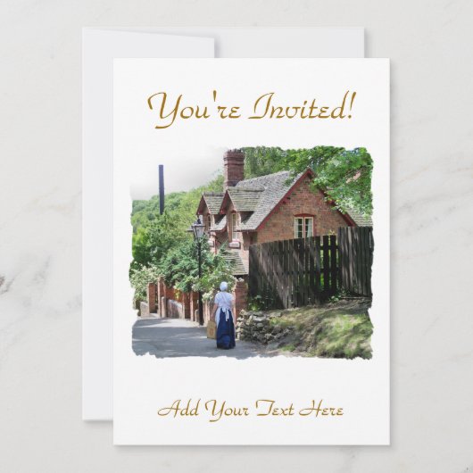 INVITATION ANGLETERRE VICTORIENNE (Devant)