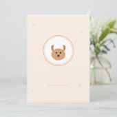 Invitation Animal de compagnie d'honneur (Debout devant)