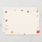 Invitation Animal de ferme chute Citrouille Garçon fête d'ann (Dos)