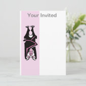 Invitation Animal de fête - Chauve-souris folle - Halloween - (Debout devant)