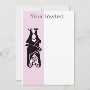 Invitation Animal de fête - Fou des chauves-souris - Hallowee
