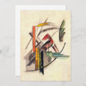 Invitation Animal de Franz Marc, Art de l'expressionnisme Vin (Devant / Derrière)