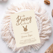 Invitation Animal Modern Cute Rabbit Baby shower