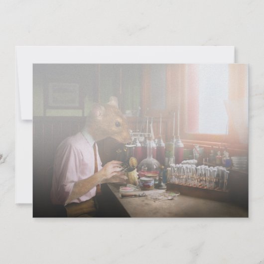 Invitation Animal - Rat - Le Rat de Laboratoire (Devant)