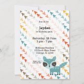 Invitation Animal sauvage mignon (Devant)