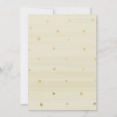 Invitation animale de baby shower de safari floral (Dos)