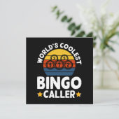 Invitation Animateur de Bingo le Plus Cool au Monde (Debout devant)