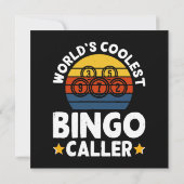 Invitation Animateur de Bingo le Plus Cool au Monde (Dos)