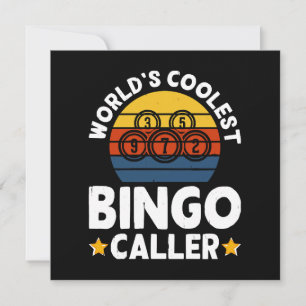 Invitation Animateur de Bingo le Plus Cool au Monde