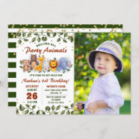 Animaux amis Zoo fête verdure Anniversaire Photo