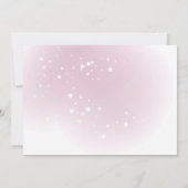 Invitation Animaux arctiques roses dans les masques Baby show (Dos)