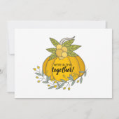 Invitation Animaux Cool modernes Citrouilles Amical (Dos)