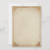 Invitation Animaux de cirque Vintages (Dos)