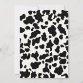 Invitation Animaux de ferme 1er anniversaire fête fille Barny (Dos)