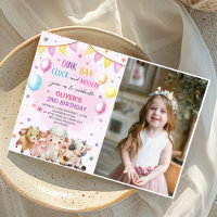 Animaux de ferme Ballons de nid Photo d'anniversai