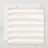 Invitation Animaux de ferme Barnyard Beige Carré d'anniversai (Dos)