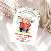 Invitation Animaux de ferme Barnyard Boy Barn Party Ferme Ann