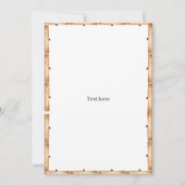 Invitation Animaux de ferme Blue Boy Barnyard Fête d'annivers (Dos)