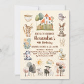 Invitation Animaux de ferme Pays Anniversaire (Devant)