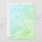 Invitation Animaux de ferme Tracteur vert Garçons Baby shower (Dos)